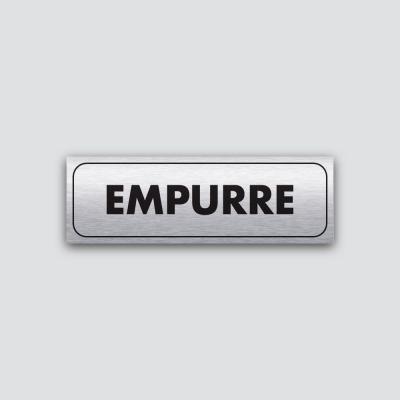 Placa Empurre 200X65Mm