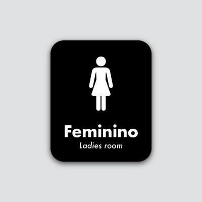 Placa Feminino 150X180Mm