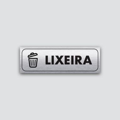 Placa Lixeira 200X65Mm