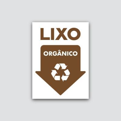 Placa Lixo Organico 140X190Mm