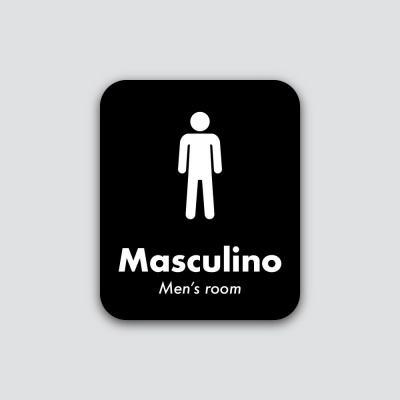 Placa Masculino 150X180Mm