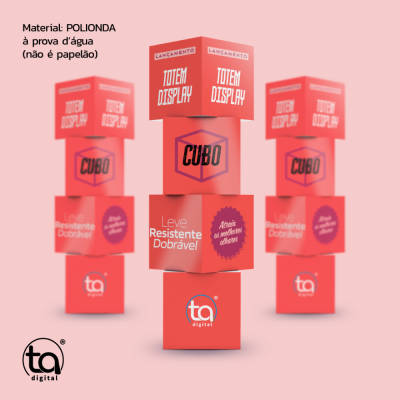 Totem Display Cubo