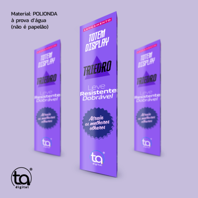 Totem Display Triedro